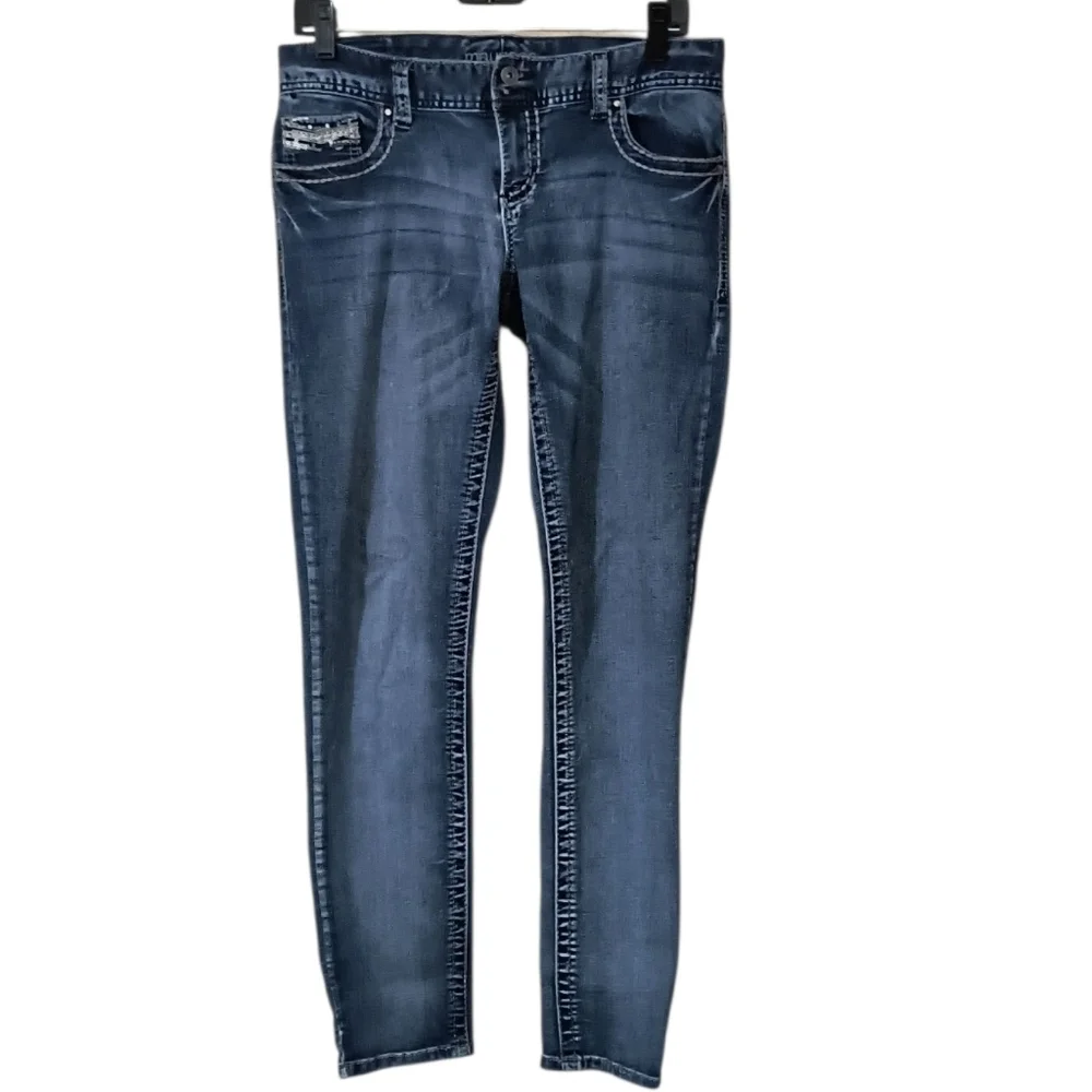 Maurices Jeggings with Embellished Pockets Size M